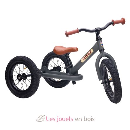 Trybike Steel Balance Bike 2-in-1 matte grey TBS-3-ANTM Trybike 1