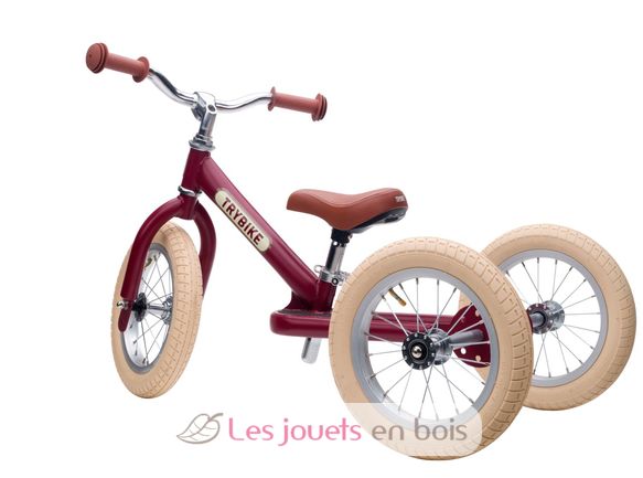 Trybike Steel Balance Bike 2-in-1 matte red TBS-3-REDM-VIN Trybike 2