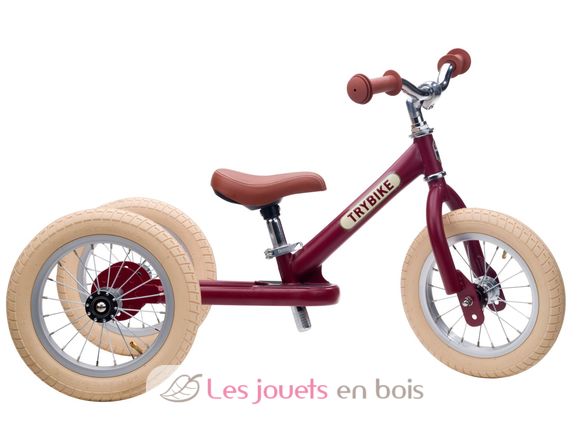 Trybike Steel Balance Bike 2-in-1 matte red TBS-3-REDM-VIN Trybike 3