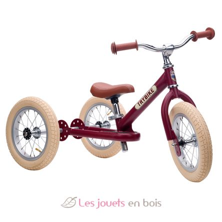 Trybike Steel Balance Bike 2-in-1 matte red TBS-3-REDM-VIN Trybike 1