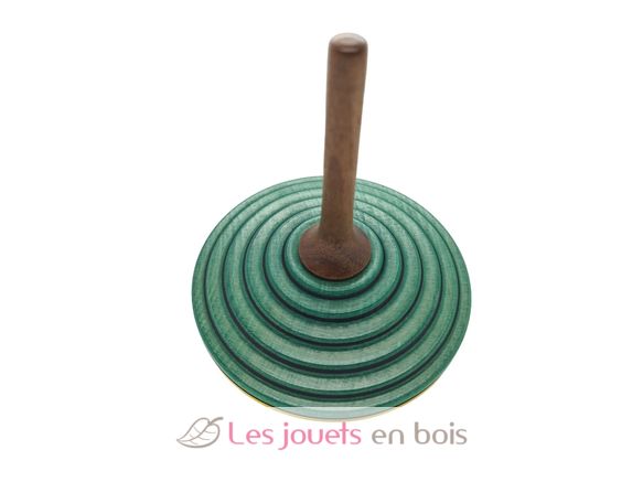 Spinning top Tukan dark green yellow 75 mm MA-BS208VJ Mader 2