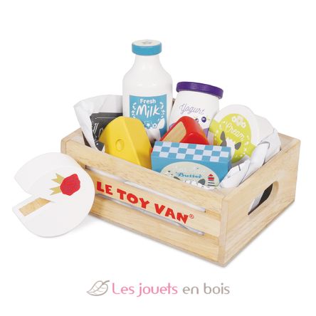 Cheese and Dairy Crate LTVTV185 Le Toy Van 1