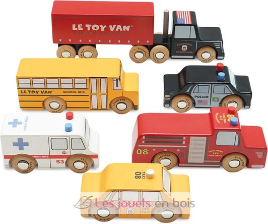 New York Car set LTV-TV268 Le Toy Van 1