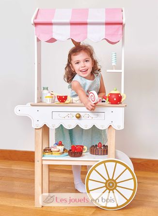 Tea & Treats Trolley TV324 Le Toy Van 12