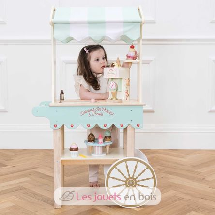 Ice Cream Trolley blue TV327A Le Toy Van 6
