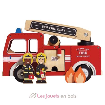 Wooden Fire Engine TV427 Le Toy Van 1