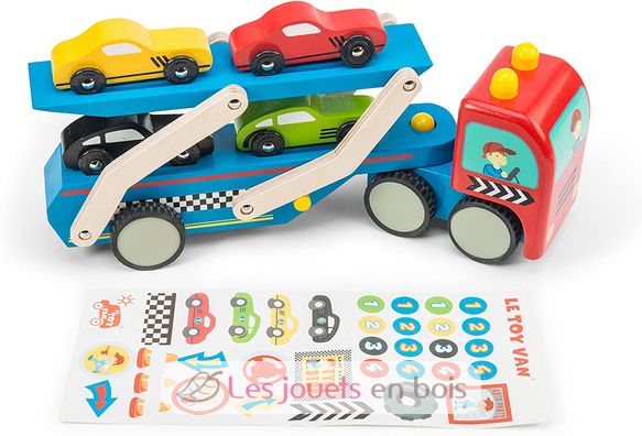 Race Car Transporter Set LTV-TV444 Le Toy Van 2