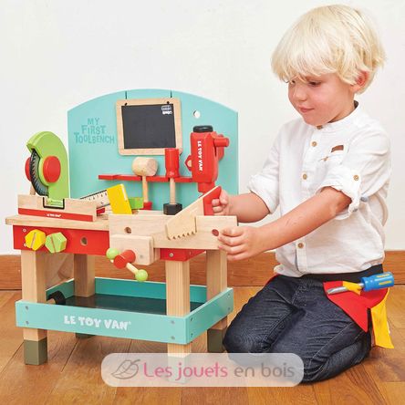 My first wooden tool bench LTV-TV448 Le Toy Van 5