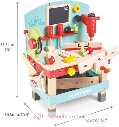 My first wooden tool bench LTV-TV448 Le Toy Van 7