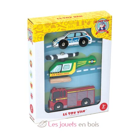 Emergency Vehicle Set TV465 Le Toy Van 2