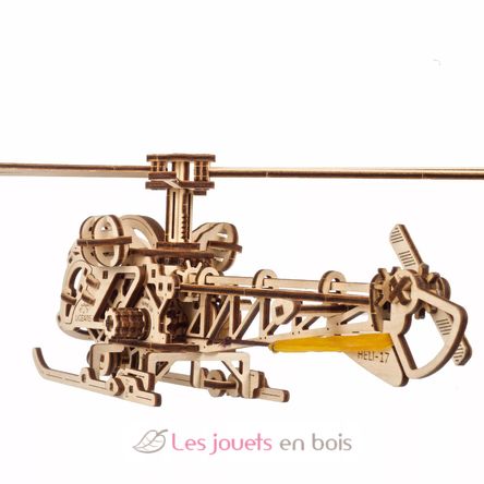 Mini Helicopter mechanical model kit U-70225 Ugears 2