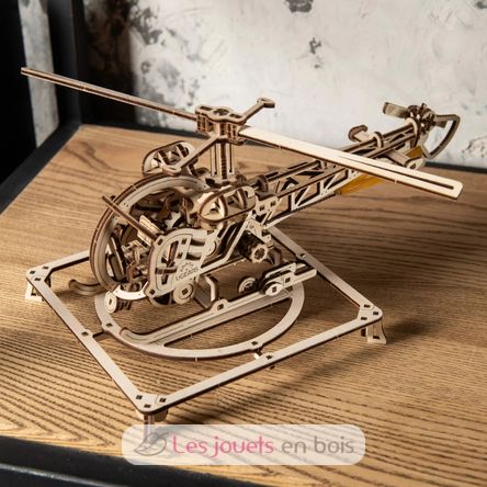Mini Helicopter mechanical model kit U-70225 Ugears 3