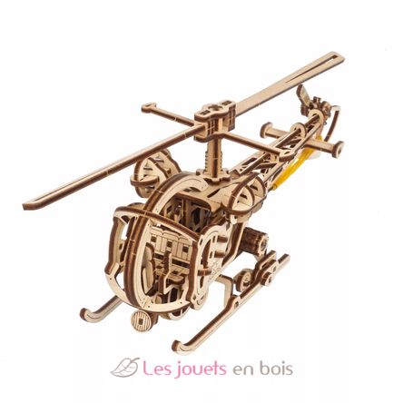 Mini Helicopter mechanical model kit U-70225 Ugears 1