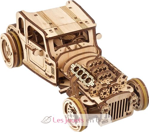 Hot Rod Furious Mouse mechanical model kit U-70192 Ugears 5