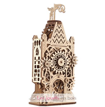 Old Clock Tower mechanical model kit U-70169 Ugears 2