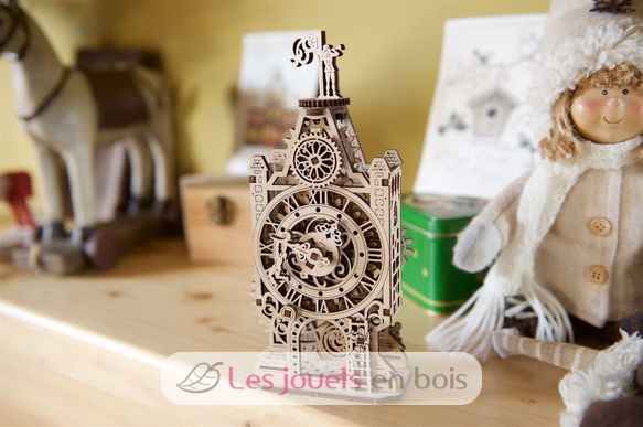 Old Clock Tower mechanical model kit U-70169 Ugears 6