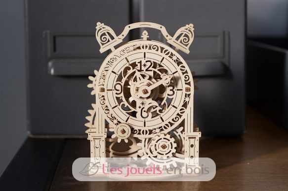 Vintage Alarm Clock mechanical model kit U-70163 Ugears 4