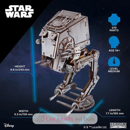 Star Wars AT-ST Walker, 3D model kit U-70268 Ugears 2