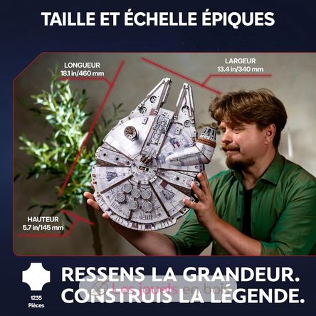 Millennium Falcon, 3D model kit U-70271 Ugears 3