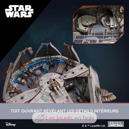 Millennium Falcon, 3D model kit U-70271 Ugears 4