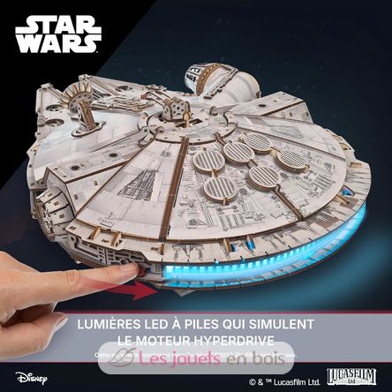 Millennium Falcon, 3D model kit U-70271 Ugears 7