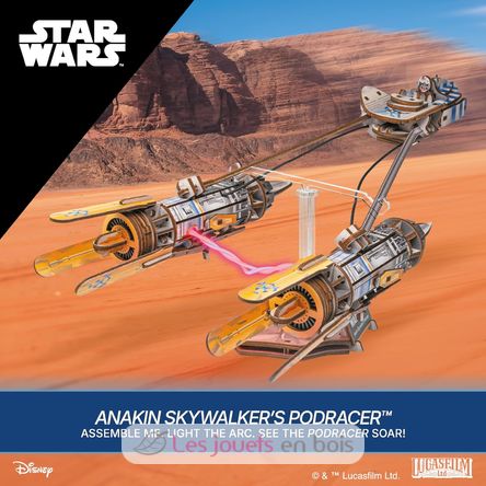 Anakin Skywalker’s Podracer, 3D model kit U-70273 Ugears 3