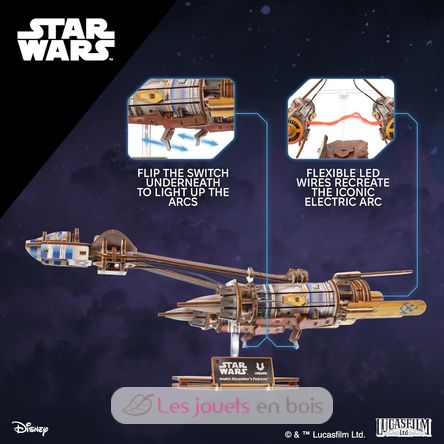 Anakin Skywalker’s Podracer, 3D model kit U-70273 Ugears 6