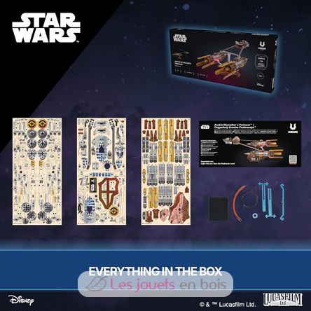 Anakin Skywalker’s Podracer, 3D model kit U-70273 Ugears 9