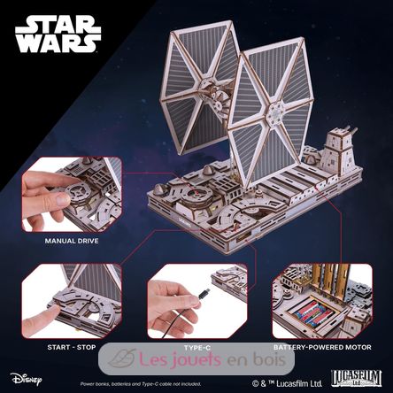 Star Wars TIE Fighter, 3D model kit U-70270 Ugears 3