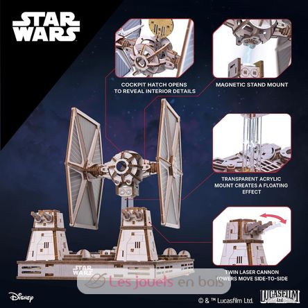 Star Wars TIE Fighter, 3D model kit U-70270 Ugears 4