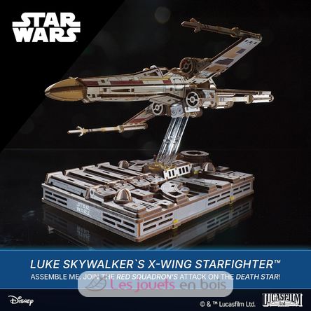 Luke Skywalker's X-Wing, 3D model kit U-70269 Ugears 7