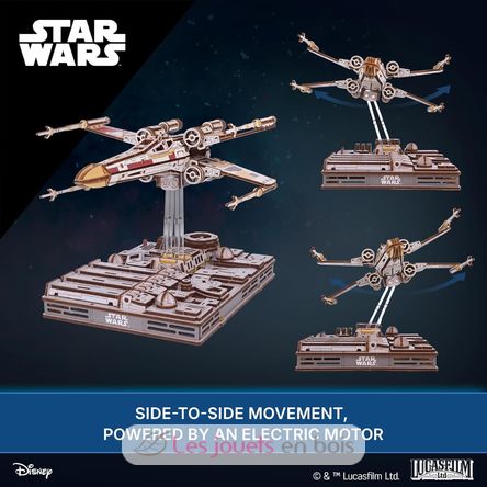 Luke Skywalker's X-Wing, 3D model kit U-70269 Ugears 8