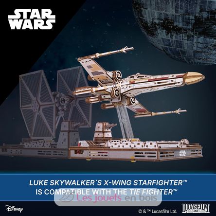 Luke Skywalker's X-Wing, 3D model kit U-70269 Ugears 9