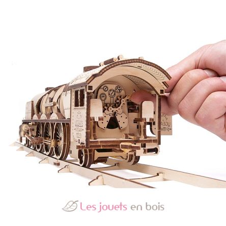 V-Express Steam Train mechanical model kit U-70058 Ugears 4