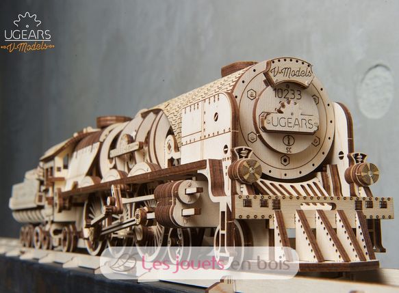 V-Express Steam Train mechanical model kit U-70058 Ugears 7