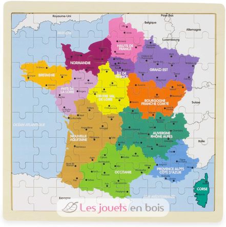 Map of the regions of France UL-3971 Ulysse 3