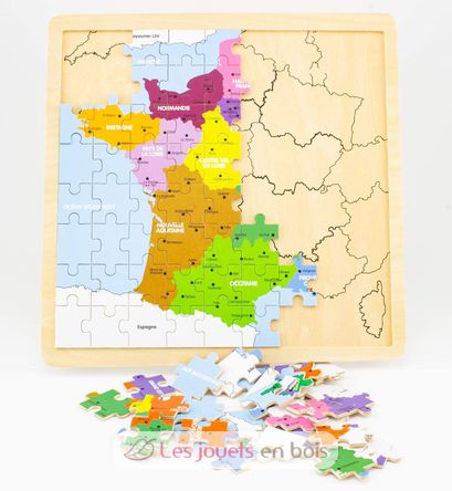 Map of the regions of France UL-3971 Ulysse 2