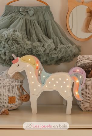 Little Lights Unicorn Lamp Magic Rainbow LL012-343 Little Lights 3