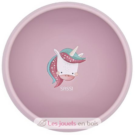 Silicone bowl - Sparkly the unicorn SJ-SI0740 Sassi Junior 1