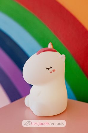 Nightlight Cosmo Unicorn - white L-UNIWHITER Little L 4