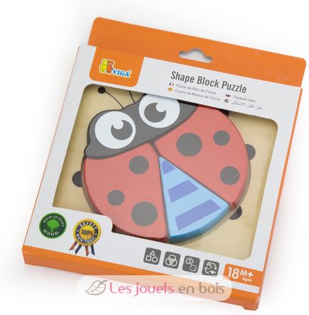 Mini puzzle ladybug NCT-50168 Viga Toys 4
