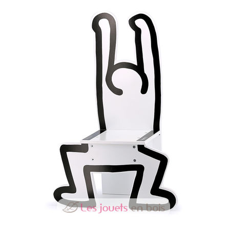 Keith Haring chair White V9220 Vilac 4