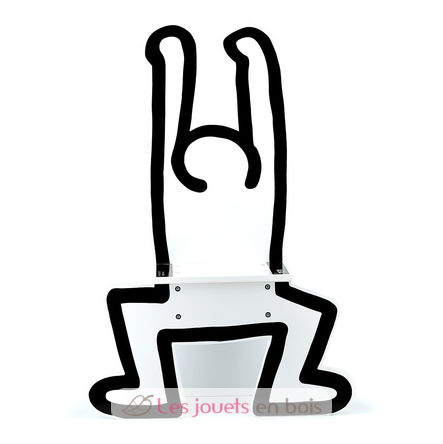 Keith Haring chair White V9220 Vilac 3