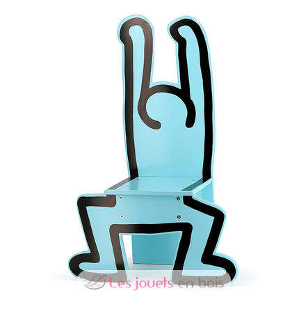 Keith Haring chair blue V0313-1400 Vilac 3