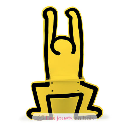 Keith Haring chair Yellow V09294-3505 Vilac 2