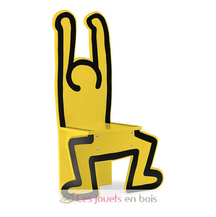 Keith Haring chair Yellow V09294-3505 Vilac 1