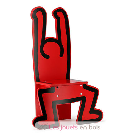 Keith Haring chair red V0314-1401 Vilac 1