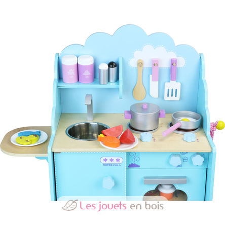 Sky blue kitchen unit V8107 Vilac 5