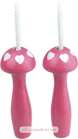 Jump rope pink white heart V3006F-3345 Vilac 1