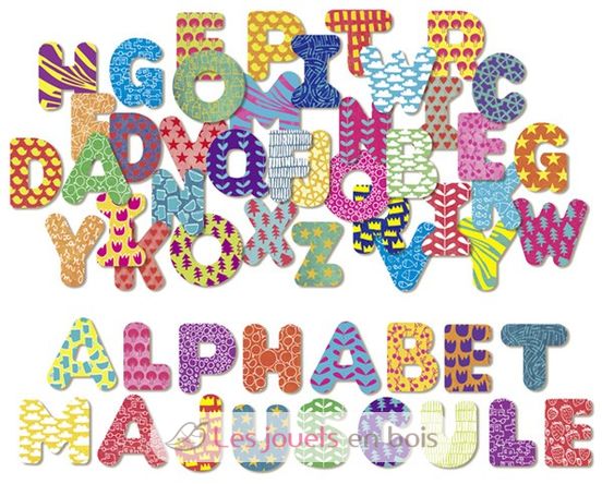 Magnets capital alphabet V6702 Vilac 1